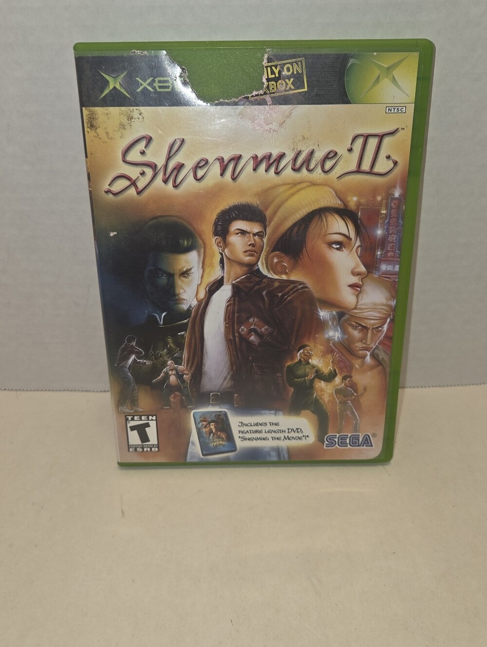 Shenmue II 2 Xbox Video Game Complete w/ Movie Disc Sega T Fighting